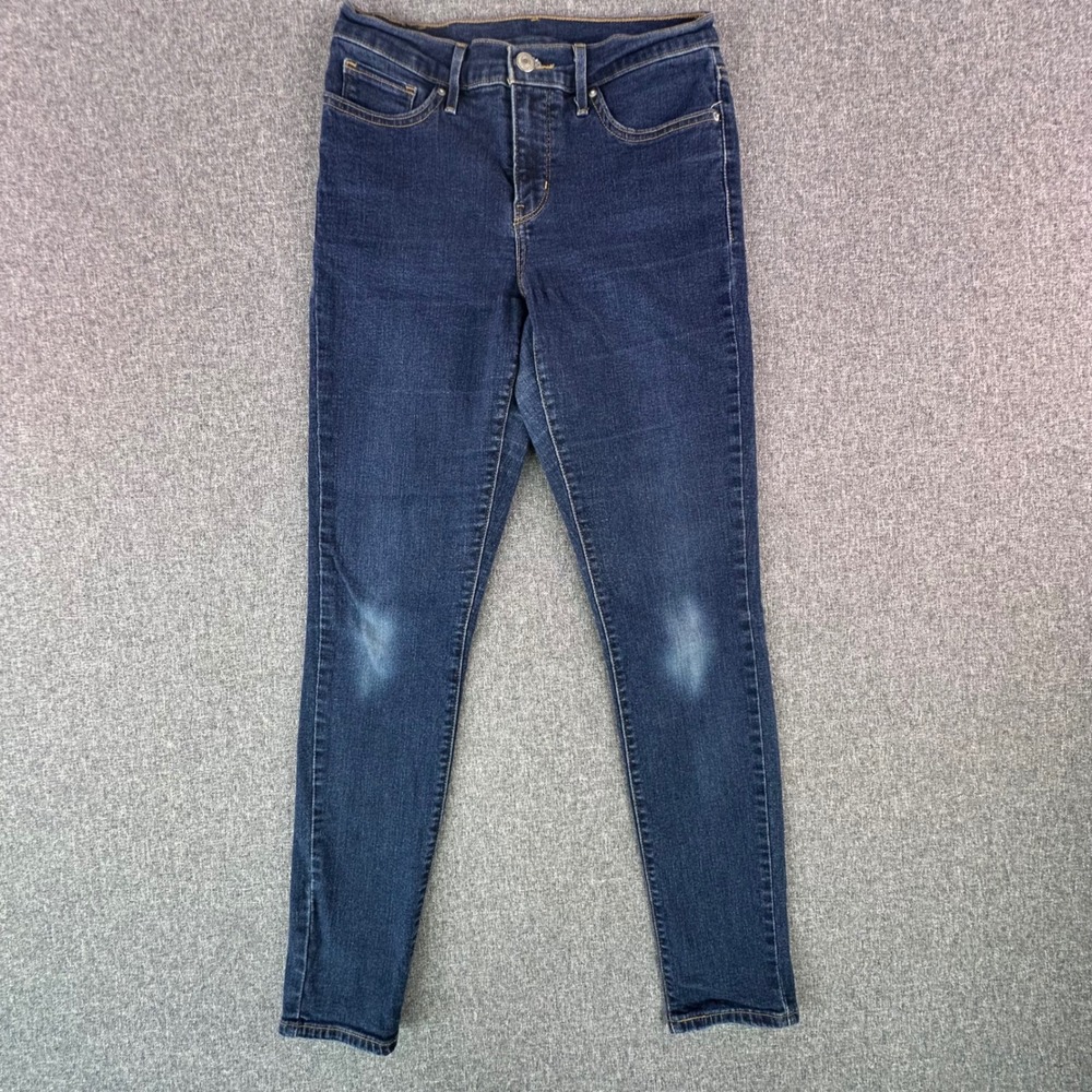 Levi's Jeans Women 26 711 Skinny Blue Dark Wash Stretch Denim 3091-165-08/10/26